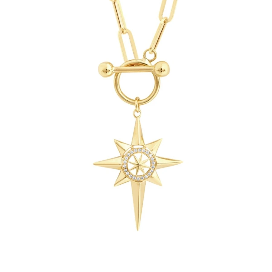 Gold Sky Key Necklace