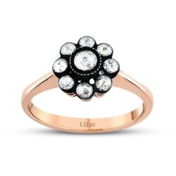 0,68 Karat Diamant Rosen Ring