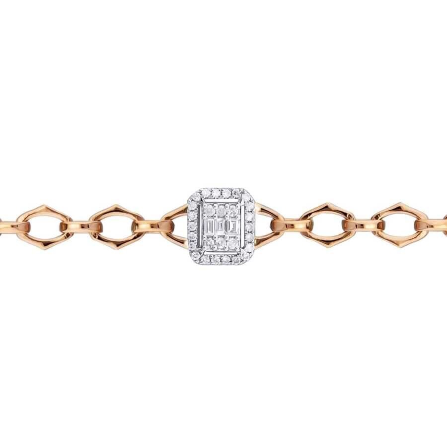 0.20 Carat Diamond Baguette Bracelet