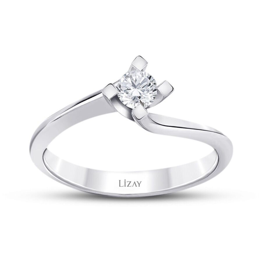 0.25 Carat Diamond Round Solitaire Engagement Ring