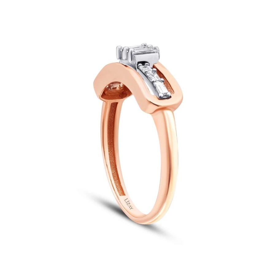0.37 Carat Diamond Baguette Ring