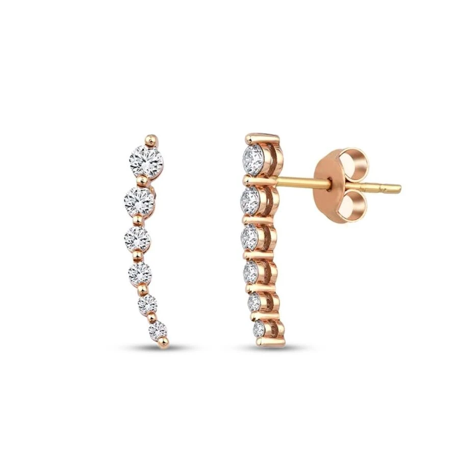 0.42 Carat Diamond Trend Earrings