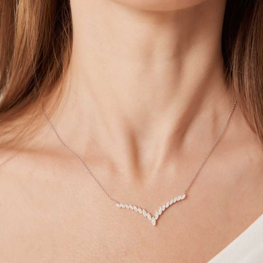 0.49 Carat Diamond Trend Necklace