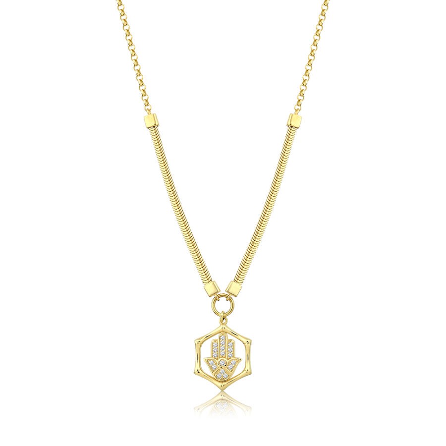Gold HamsaTrend Necklace