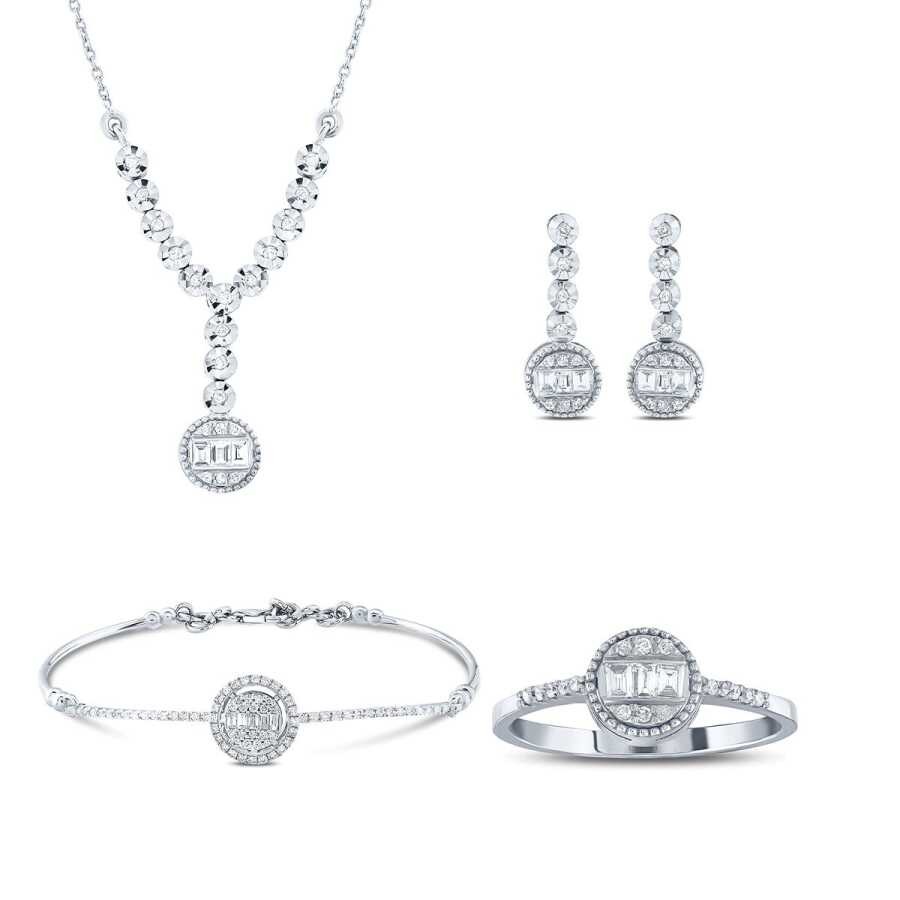 1.15 Carat Diamond Baguette Set