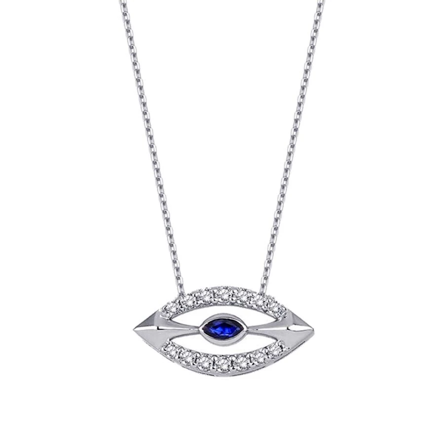 0.29 ct. Diamant Saphir Halskette