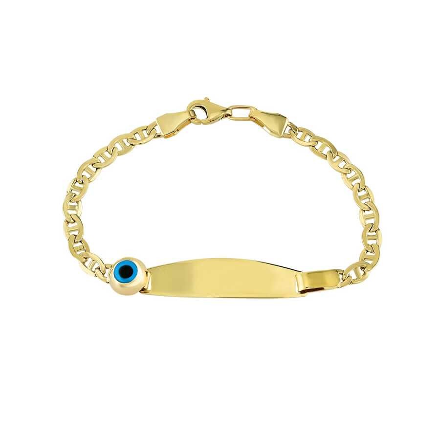 Gold Evil Eye Children's Imprint Bracelet