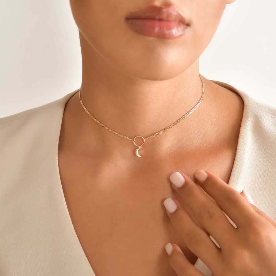 Gold Moon Choker