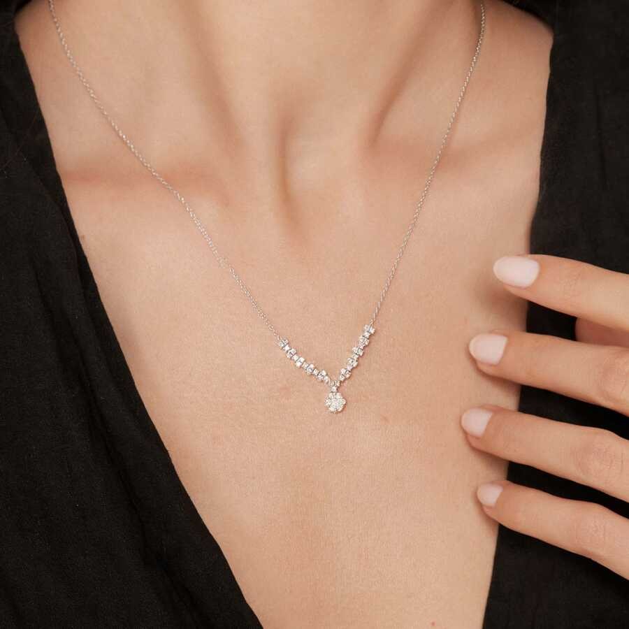 0.37 Carat Diamond Trend Necklace