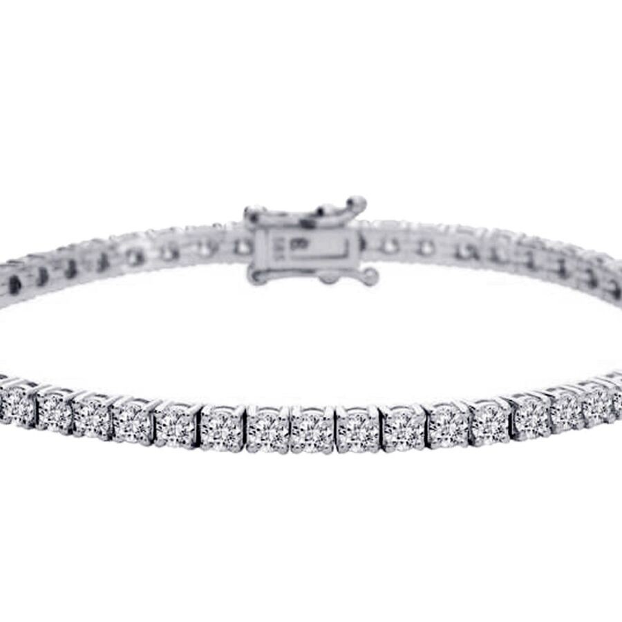 4.44 Carat Diamond Tennis Bracelet