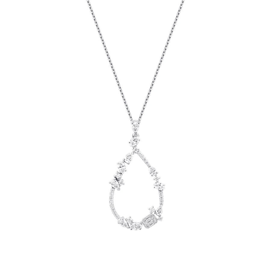 0.96 Carat Diamond Trend Necklace