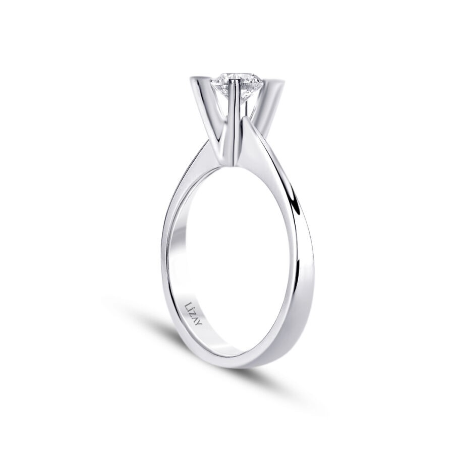 0.40 Carat Diamond Round Solitaire Engagament Ring
