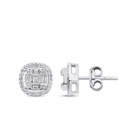 0.36 ct. Diamant Baguette Ohrringe