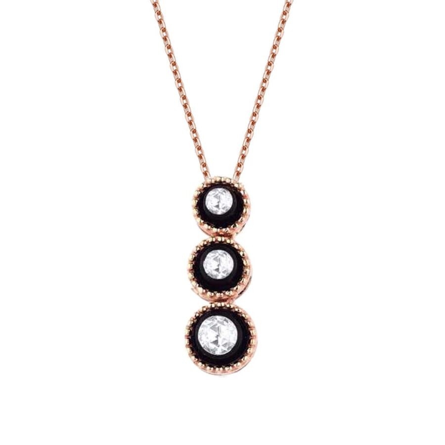 0.10 Carat Diamond Tria Necklace