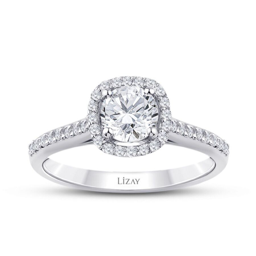 0.73 Carat Round Diamond Solitaire Engagement Ring
