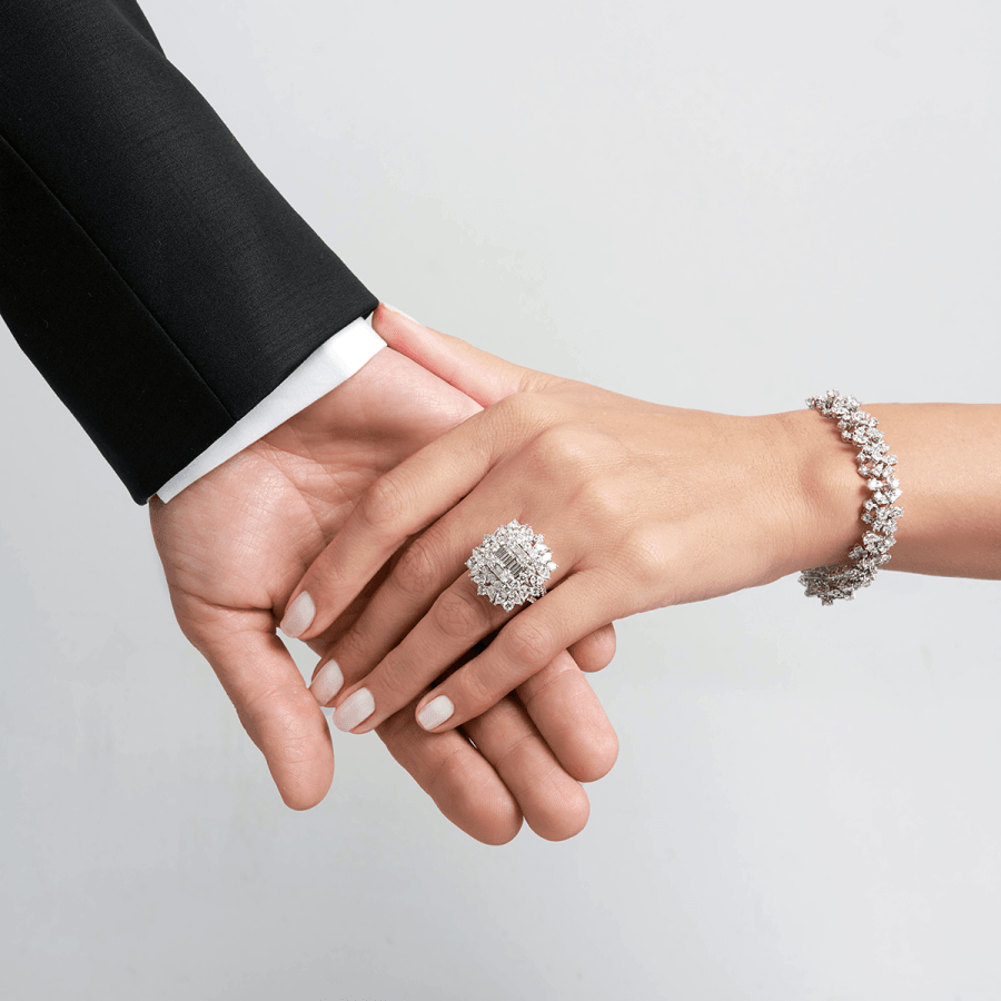 5.16 Carat Diamond Baguette Ring