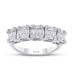 0.60 Carat Diamond Baguette Ring
