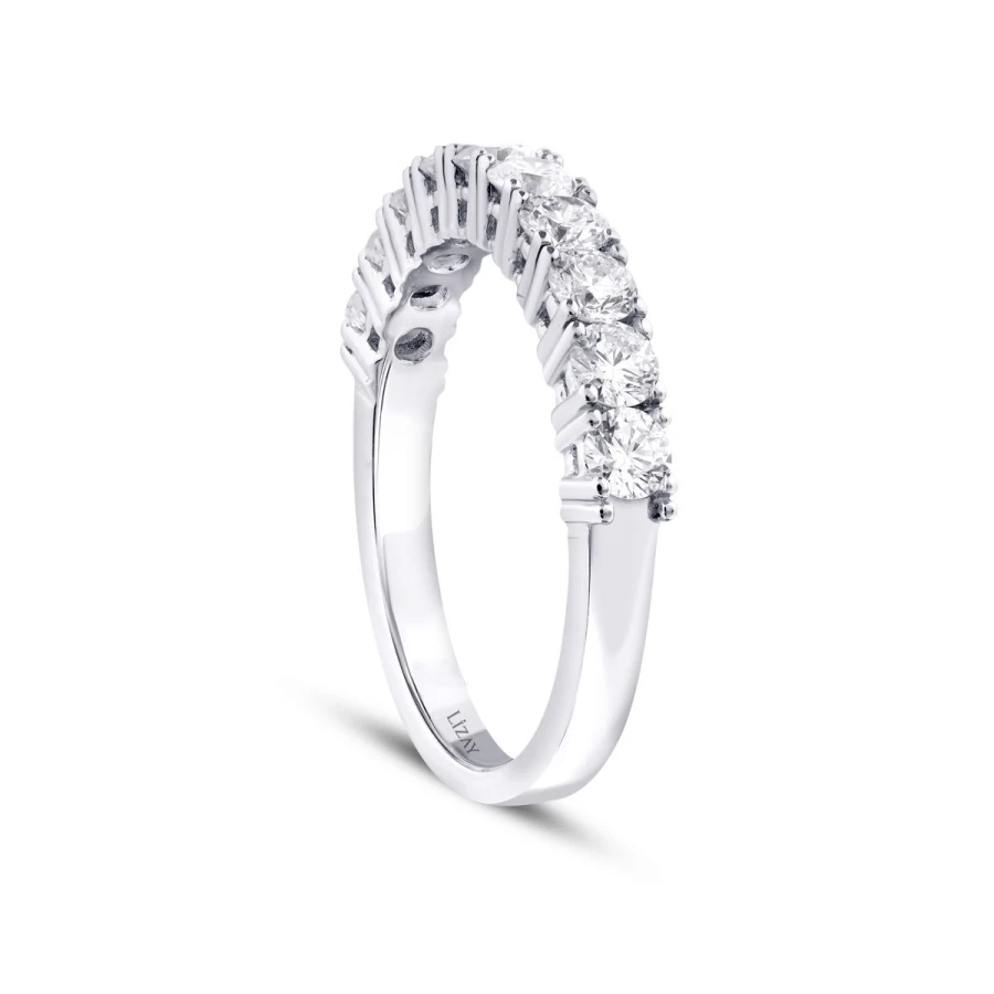 1.00 Carat Diamond Half-Eternity Ring
