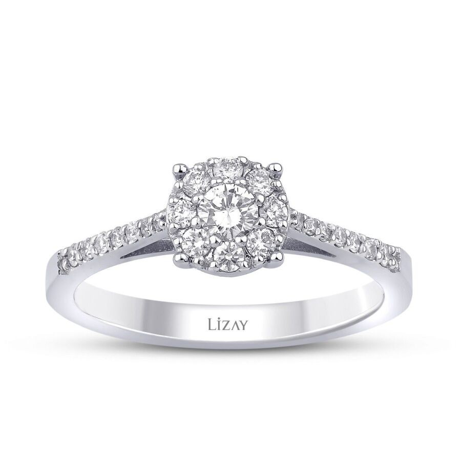 0.35 Carat Diamond Round Solitaire Engagement Ring