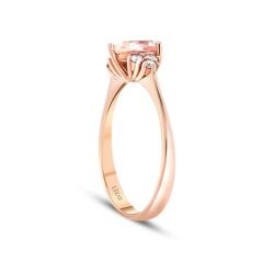 0,77 Karat Diamant Morganit Ring