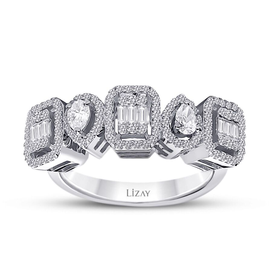 0.55 Carat Diamond Baguette Ring