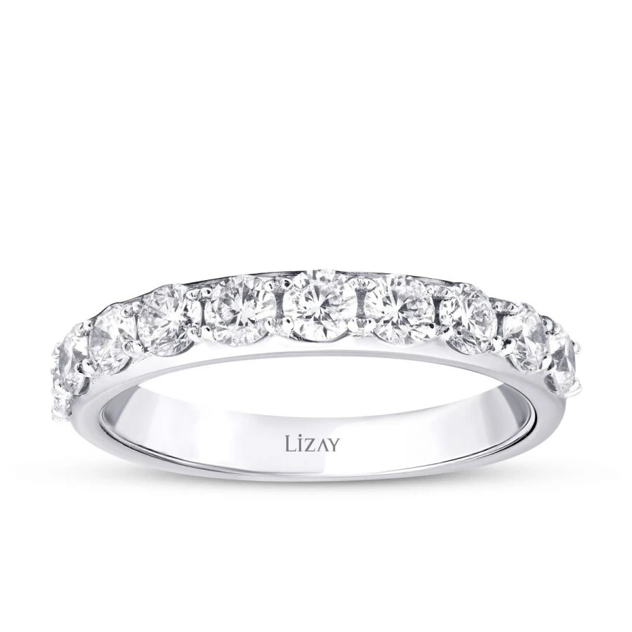 1.00  Carat Diamond Half-Eternity Ring