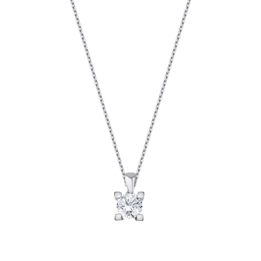 0.08 Carat Diamond Solitaire Necklace