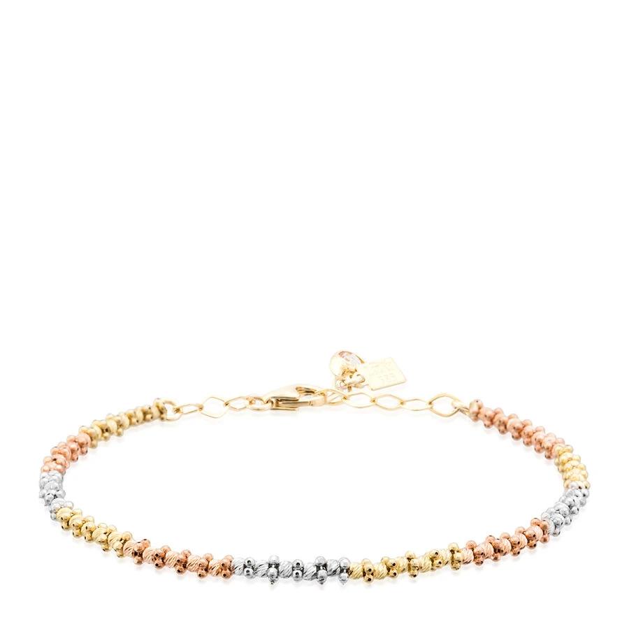 Gold Three-Tone Doric Bracelet