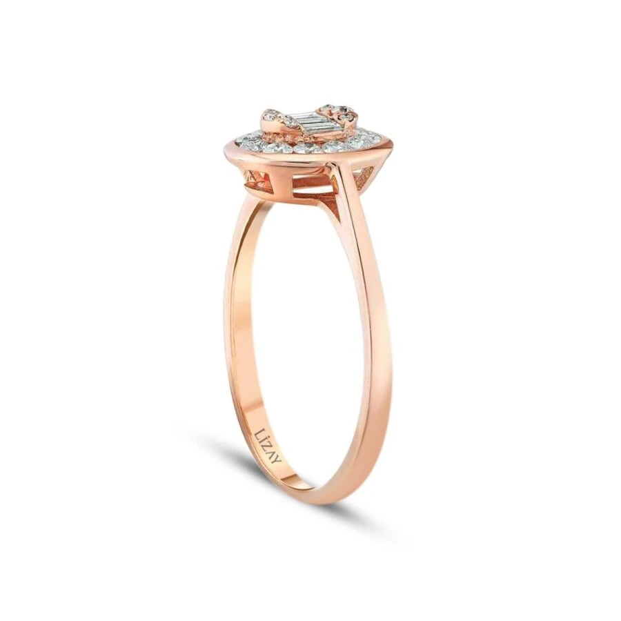 0.37 ct. Diamant Baguette Ring