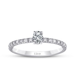 0.31 Carat Diamond Round Solitaire Engagement Ring