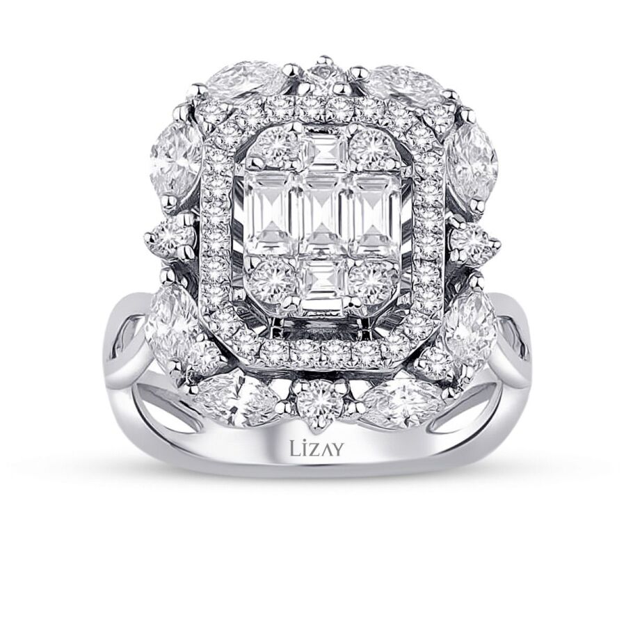 1.44 Carat Diamond Baguette Ring