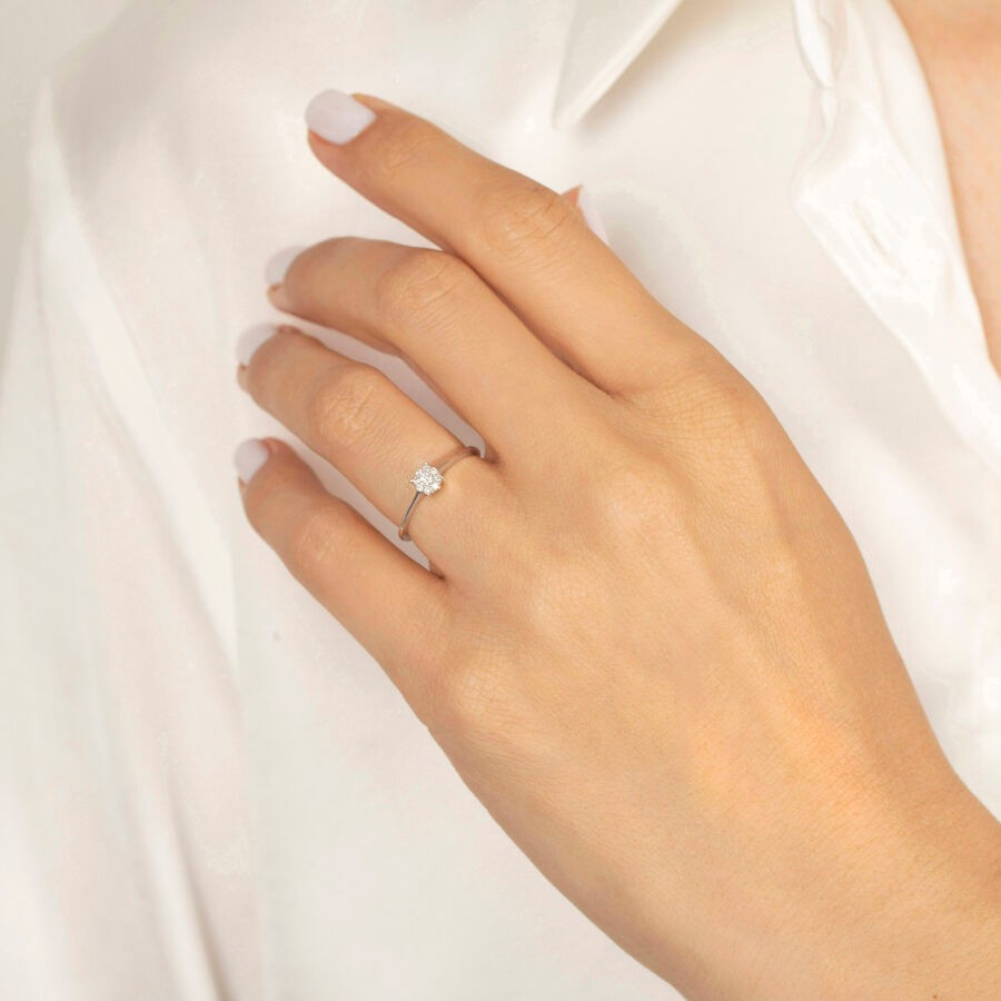 0,10 Karat Diamant Trend Ring