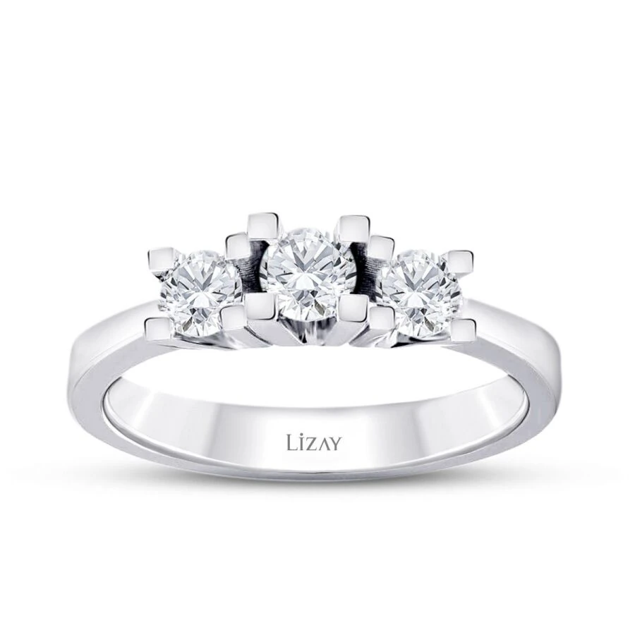 0.46 Carat Diamond Tria Ring