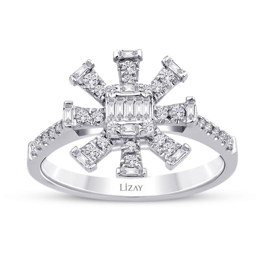0,29 Karat Diamant Baguette Trend Ring