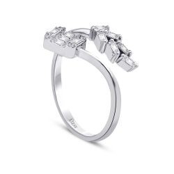 0,29 Karat Diamant Baguette Trend Ring