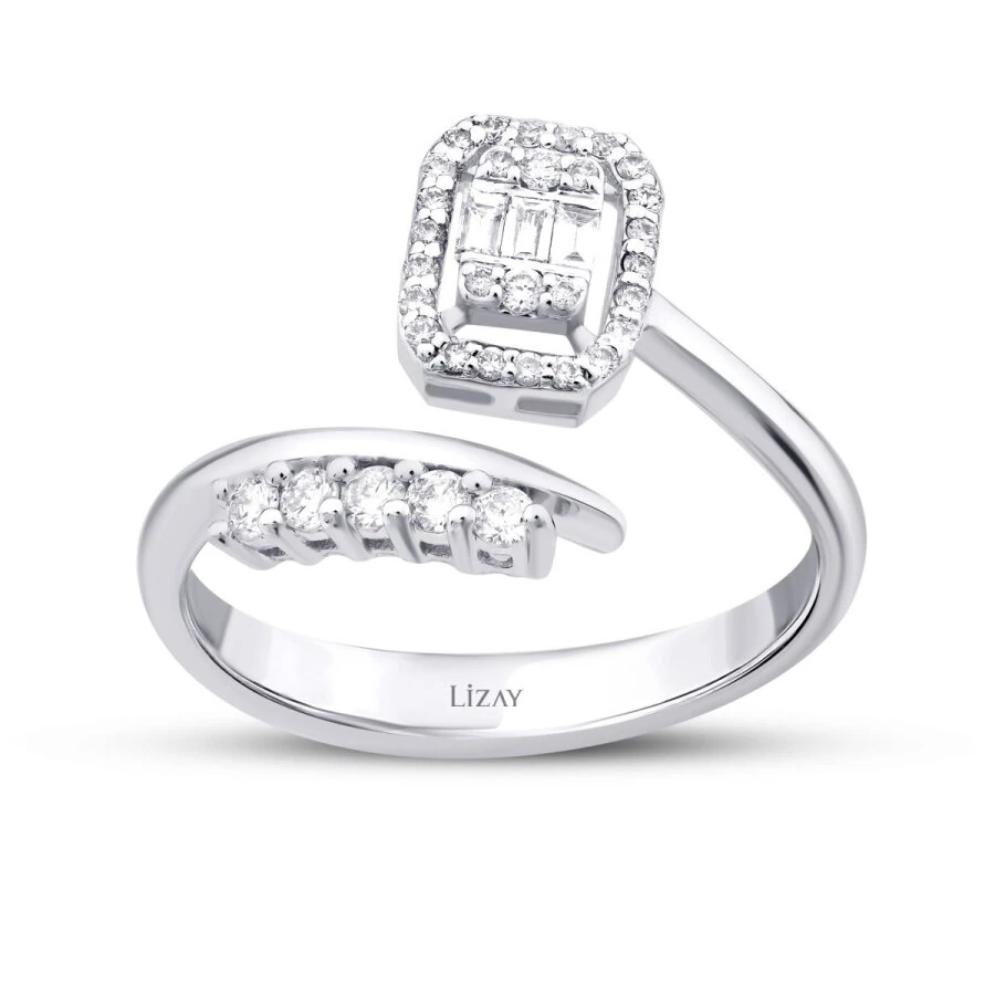 0.29 Carat Diamond Baguette Ring