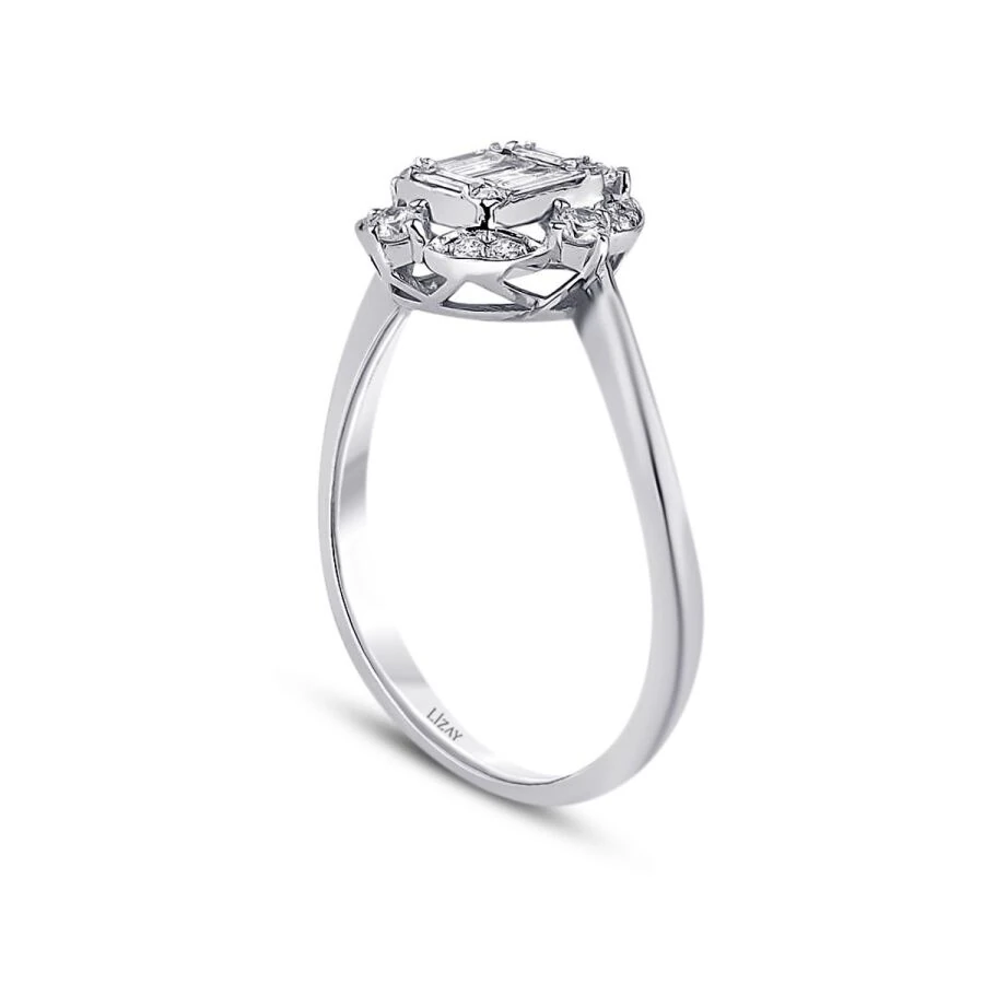 0.31 Carat Diamond Baguette Ring