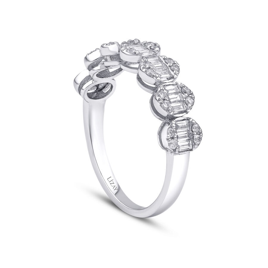 0.48 Carat Diamond Baguette Ring