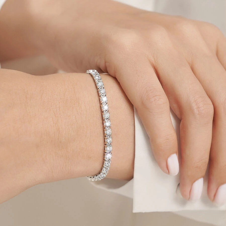 4.15 Carat Diamond Tennis Bracelet