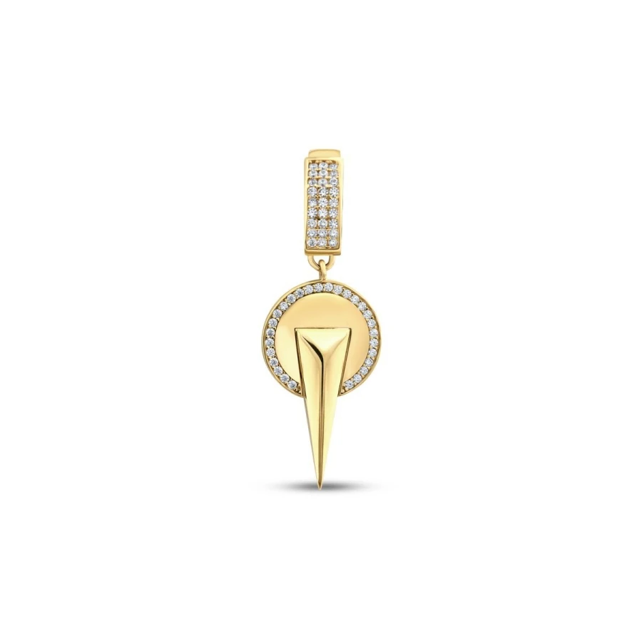 Gold Geometric Charm