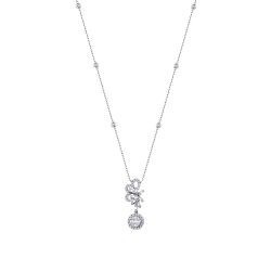 0.53 Carat Diamond Baguette Necklace