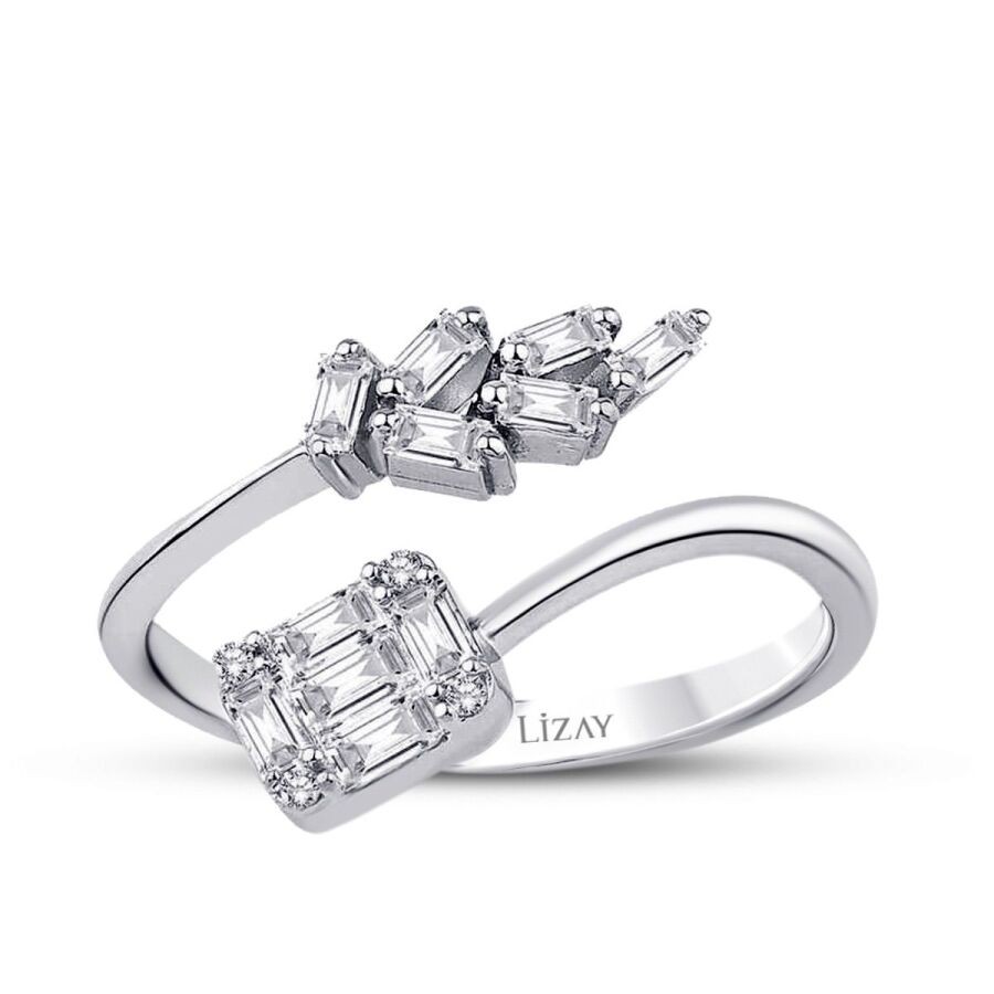 0,29 Karat Diamant Baguette Trend Ring