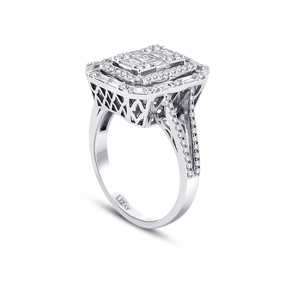 0.64 Carat Diamond Baguette Ring