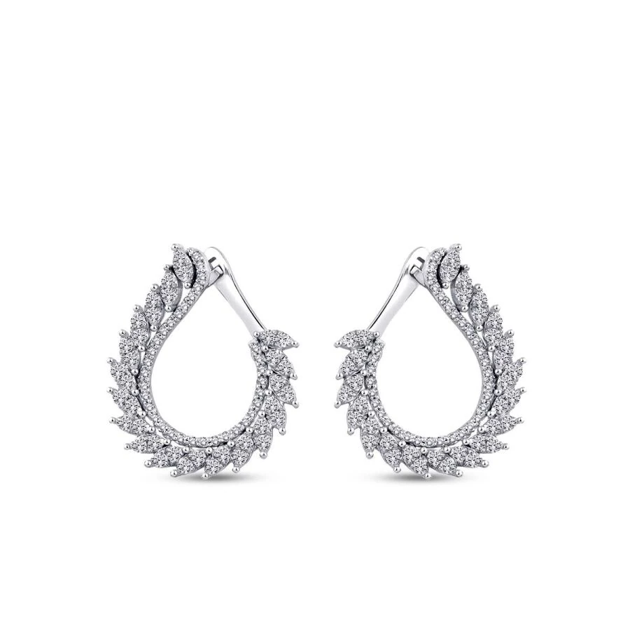 1.38 Carat Diamond Trend Earrings