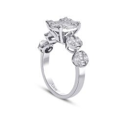 1.14 Carat Diamond Baguette Ring