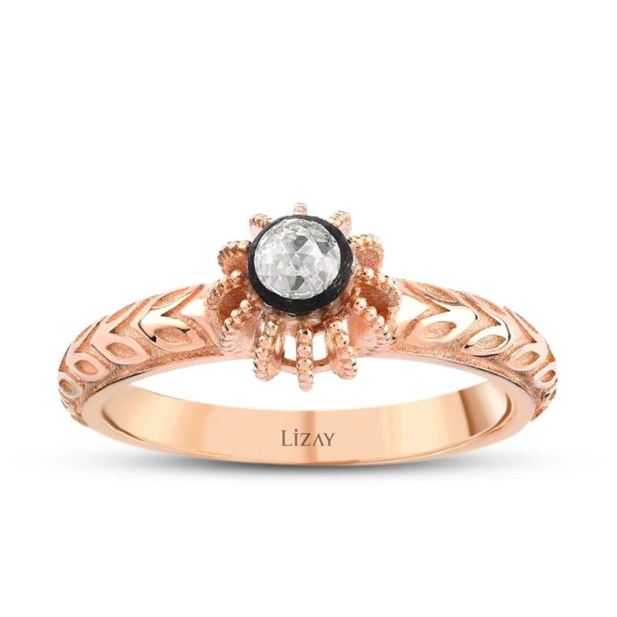 0.10 Carat Diamond Round Solitaire Engagement Ring