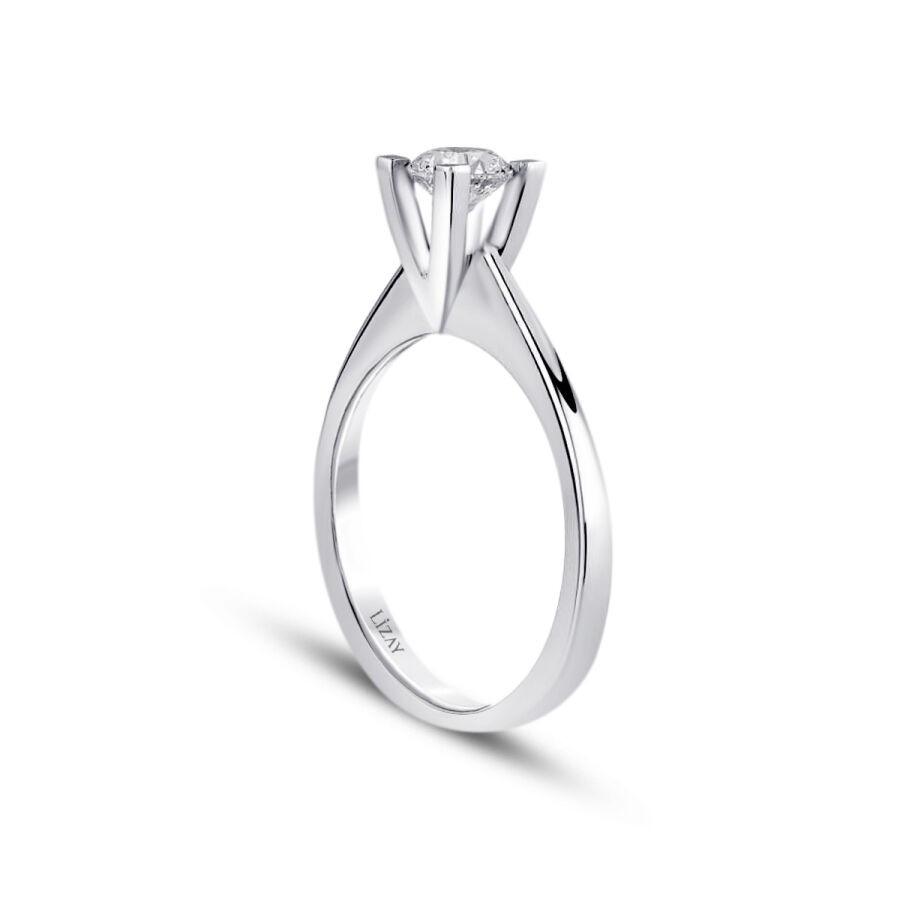 0.20 Carat Diamond Round Solitaire Engagement Ring