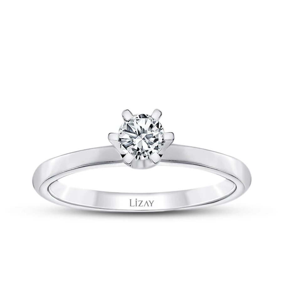 0.30 Carat Diamond Round Solitaire Engagement Ring