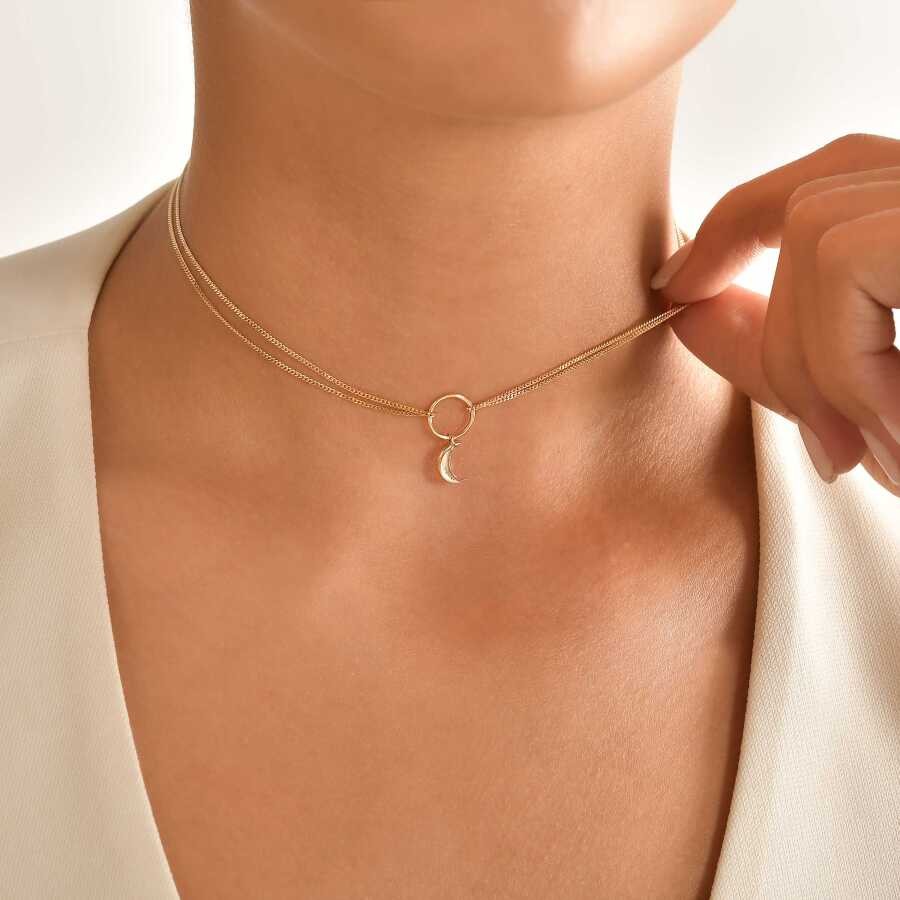 Gold Moon Choker