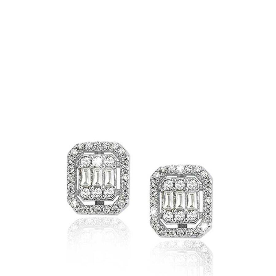 Classic Gold Baguette Earrings